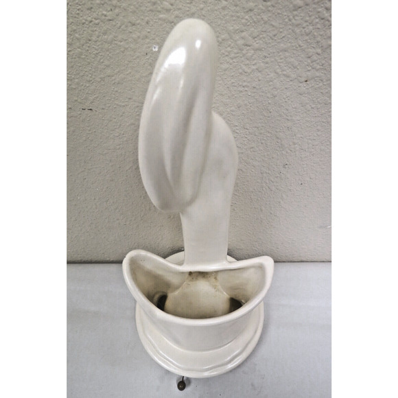 VTG Royal Haeger Switzerland Ave Maria Musical Planter & Figurine 11” Music Box - Picture 4 of 9